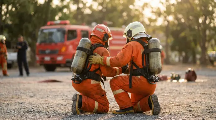 14 Feuerwehrkräfte im Landkreis zu CSA-Trägern ausgebildet — Beim Kreisfeuerwehrverband Fürstenfeldbruck haben 14 Teilnehmer den Lehrgang zum Tragen von Chemikalienschutzanzügen erfolgreich abgeschlossen. Die Ausbildung fand erneut bei der Feuerwe...