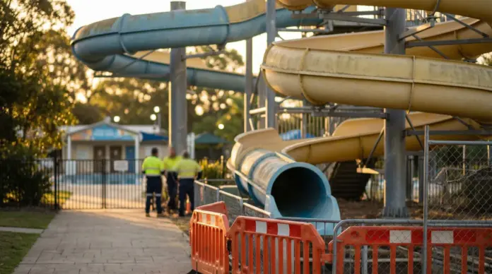 AmperOase baut Wasserrutsche vom 20. bis 24. April ab — Die Wasserrutsche der AmperOase wird vom 20. bis 24. April abgebaut und abtransportiert. Während der Arbeiten bleibt der Durchgang zwischen Besucherparkplatz und Badeingang gesperrt. | Quelle...