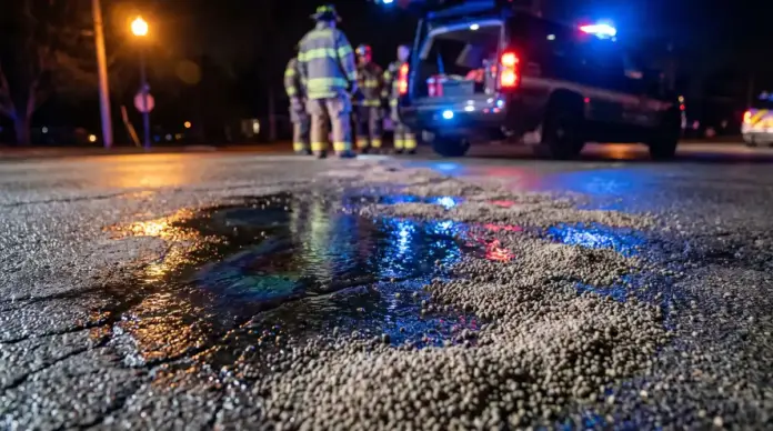 Feuerwehr Puchheim-Bahnhof wegen auslaufendem Kraftstoff im Einsatz — Die Freiwillige Feuerwehr Puchheim-Bahnhof ist am 23. April 2026 zu einem ABC-Einsatz alarmiert worden. Anlass war auslaufender Kraftstoff. | Quelle: Freiwillige Feuerwehr Puchh...