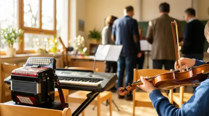 Musikschule Germering lädt zum Tag der offenen Tür am 18. April ein — Die Musikschule Germering öffnet am Samstag, 18. April, ihre Türen im Carl-Spitzweg-Gymnasium. Besucherinnen und Besucher können Instrumente kennenlernen, ausprobieren und sich ...