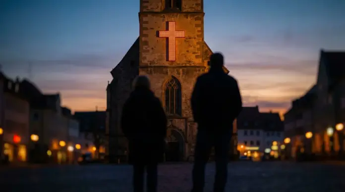 Oskar-von-Miller-Kreuz leuchtet ab Gründonnerstag wieder an der Leonhardikirche — An der St. Leonhardi-Kirche in Fürstenfeldbruck wird ab Gründonnerstag wieder das Oskar-von-Miller-Kreuz zu sehen sein. Die Beleuchtung mit 133 roten LED-Lampen wird...