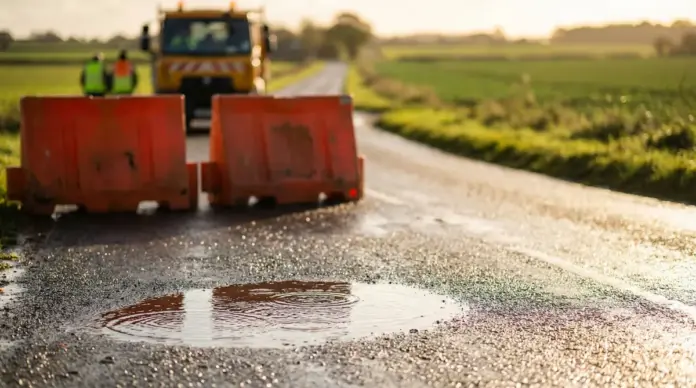Straße zwischen Rottbach und Zötzelhofen wegen Wasserrohrbruch gesperrt — Zwischen Rottbach und Zötzelhofen ist am 14. April 2026 eine Straße wegen eines Wasserrohrbruchs gesperrt. Die Sperrung gilt ganztägig. | Quelle: Stadt Maisach