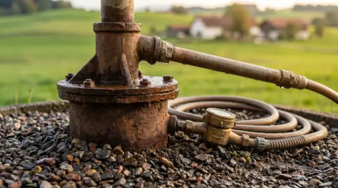 Bayerischer Wassercent gilt ab 1. Juli 2026 — Ab 1. Juli 2026 wird in Bayern der neue Wassercent erhoben. Betroffen sind vor allem Wasserentnehmer, die Grundwasser aus einem eigenen, behördlich genehmigten Brunnen fördern. | Quelle: Stadt Maisach