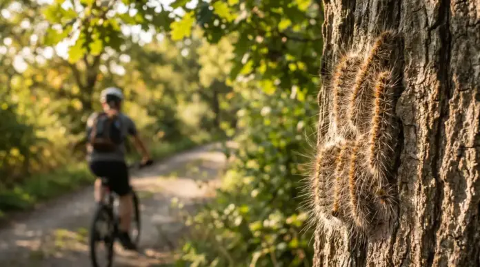 Eichenprozessionsspinner an Geh- und Radweg zwischen Schöngeising und Grafrath entdeckt — Entlang des gemeinsamen Geh- und Radwegs an der B 471 zwischen Schöngeising und Grafrath ist der Eichenprozessionsspinner festgestellt worden. Das Landratsam...