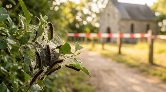 Goldafter-Raupen an der Feldkapelle: Stadt Fürstenfeldbruck sperrt Bereich ab — An der Feldkapelle zwischen Puch und Aich ist erneut ein Befall mit Goldafter-Raupen festgestellt worden. Die Stadt Fürstenfeldbruck bittet Bürgerinnen und Bürger, Abs...