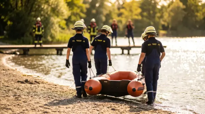 Jugendfeuerwehren absolvieren Orientierungsmarsch in Unterpfaffenhofen — Bei Temperaturen von mehr als 30 Grad haben 150 Jugendliche aus 18 Feuerwehren am Orientierungsmarsch der Jugendfeuerwehren im Landkreis Fürstenfeldbruck teilgenommen. Auf Pl...