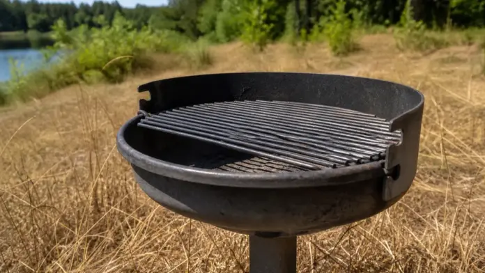 Grillplatz am Germeringer See wegen Brandgefahr gesperrt — Die Stadt Germering hat den Grillplatz am Germeringer See wegen der aktuellen Wald- und Vegetationsbrandgefahr geschlossen. Die Sperrung wird tagesaktuell überprüft. | Quelle: Stadt Germering