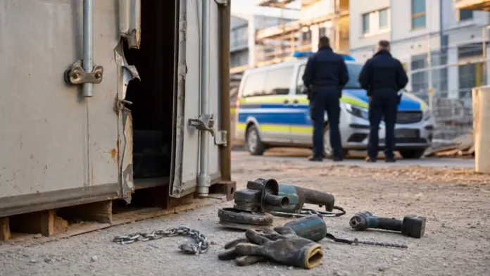 Kripo ermittelt sechs Verdächtige nach Baustellendiebstahl in Germering — Nach einem Diebstahl auf einer Baustelle an der Emmy-Noether-Straße in Germering hat die Kriminalpolizei Fürstenfeldbruck sechs Tatverdächtige ermittelt. Bei Durchsuchungen ...