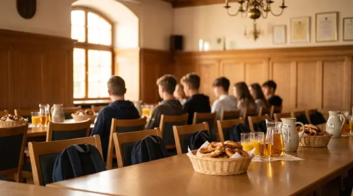 US-Schüler zu Gast im Germeringer Rathaus — Oberbürgermeister Daniel Liebetruth hat im Germeringer Rathaus Austauschschülerinnen und Austauschschüler aus den USA empfangen. Die Jugendlichen aus New York und Illinois besuchen für zwei Wochen Schule...