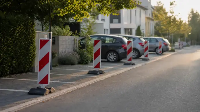Wenige Parkplätze in der Julie-Mayr-Straße gesperrt — In der Julie-Mayr-Straße in Fürstenfeldbruck stehen vom 17. bis 19. August einige wenige Stellplätze nicht zur Verfügung. | Quelle: Stadt Fürstenfeldbruck