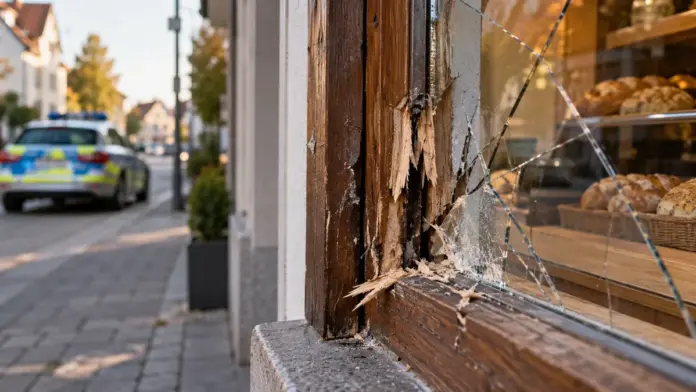 Einbruch in Bäckerei in Argelsried: Kripo Fürstenfeldbruck sucht Zeugen — In Gilching-Argelsried sind Unbekannte in der Nacht auf Sonntag in eine Bäckerei eingebrochen. Die Kriminalpolizei Fürstenfeldbruck bittet um Hinweise. | Quelle: Polizei Prä...