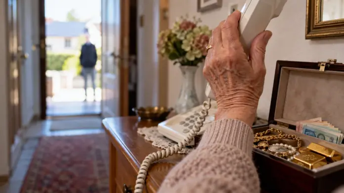 Schockanruf in Germering: Seniorin übergibt Gold, Bargeld und Schmuck — Eine Seniorin ist am Dienstag in Germering Opfer eines Schockanrufs geworden. Die Kriminalpolizei Fürstenfeldbruck bittet um Hinweise und warnt vor der Betrugsmasche. | Quelle...