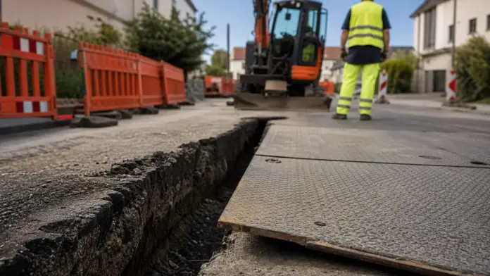 Theodor-Heuss-Straße wegen Arbeiten an Abwasserleitung gesperrt — In Fürstenfeldbruck wird die Theodor-Heuss-Straße vom 7. bis 11. September teilweise gesperrt. Betroffen ist der Abschnitt zwischen Marthabräustraße und Ganghoferstraße. | Quelle: S...