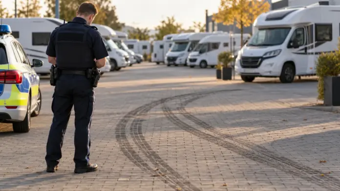 Wohnmobil von Händlergelände in Landsberg gestohlen — In Landsberg am Lech ist ein weißes Wohnmobil von einem Händlergelände in der Graf-Zeppelin-Straße gestohlen worden. Die Kriminalpolizei Fürstenfeldbruck bittet um Hinweise. | Quelle: Polizei P...