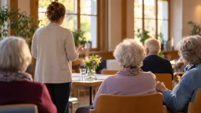 KI-generiertes Symbolbild: Kostenlose Vorträge zu Demenz und Pflegefinanzierung — Das LiB-Mehrgenerationenhaus lädt am 25. November zu einem Vortrag über Demenz und am 2. Dezember zu einem Fachvortrag über Pflegekosten ein. Beide Veranstaltungen sind kostenlos; eine Anmeldu...