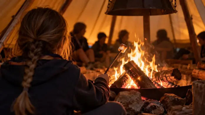 KI-generiertes Symbolbild: PSG Mila lädt Mädchen zum Pfadfinderinnen-Schnuppertag ein — Rund 20 Mädchen zwischen sechs und zehn Jahren lernten bei einem Stationenlauf die Pfadfinderinnen kennen. Lagerfeuer und gemeinsames Singen gehörten ebenfalls zum Nachmittag. | Quelle: ...
