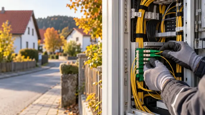 KI-generiertes Symbolbild: Telekom-Reparaturarbeiten in Grunertshofen — Am Mittwoch, 28. Oktober 2026, kann es in Grunertshofen ganztägig zu Einschränkungen oder Ausfällen kommen. Grund sind Reparaturarbeiten der Telekom. | Quelle: Gemeinde Moorenweis