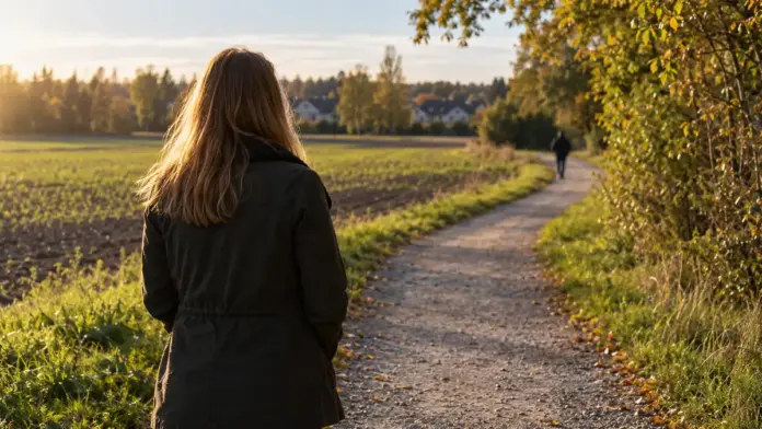 KI-generiertes Symbolbild: Unbekannter masturbiert vor Frau an Feldweg in Puchheim — Ein unbekannter Mann hat am 14. Oktober an einem Feldweg in Puchheim vor einer 42-Jährigen masturbiert. Als die Frau ihn ansprach, flüchtete er. | Quelle: Polizei Präsidium Oberbayern Nord