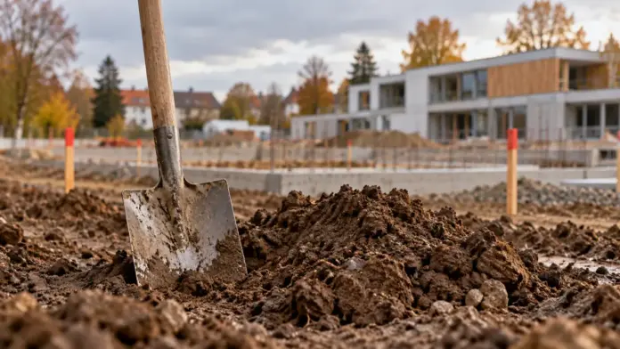 KI-generiertes Symbolbild: Update: Spatenstich für neues Eich- und Beschussamt in Fürstenfeldbruck — Der offizielle Startschuss für den Neubau des Eich- und Beschussamts fiel am 22. Oktober 2026. Auf einem rund 16.400 Quadratmeter großen Areal entsteht ein Prüf- und Technol...